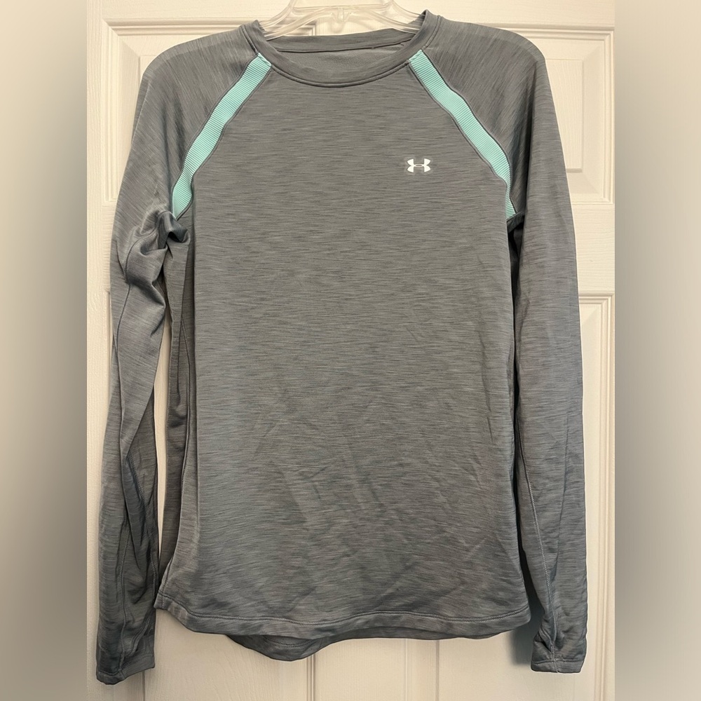 Under Amour Heat Gear Fleece Lined Run Top